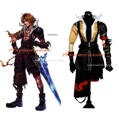 Final Fantasy Ffx Teda Tidus Jacket Coat Game Cosplay Costume Tailor-Made[G458]