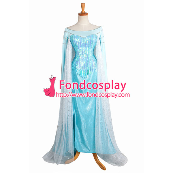 Elsa Dress Movie Costume Cosplay Tailor-Made[G1298]