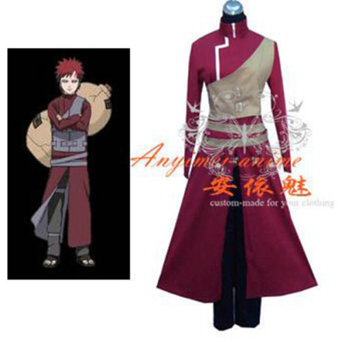 Naruto Gaara Outfit Jacket Coat Cosplay Costume Tailor-Made[G266]