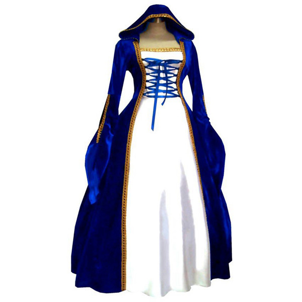 Victorian Rococo Medieval Gown Ball Dress Gothic Punk Velvet Dress Cosplay Costume Tailor-Made[G455]