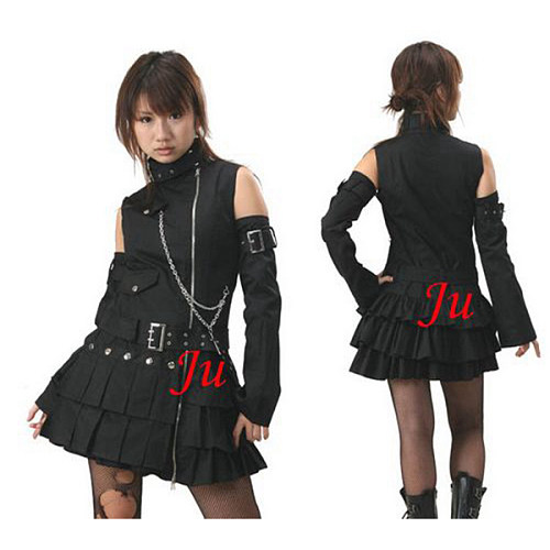 Gothic Lolita Punk Cotton Fashion Dress Cosplay Costume Tailor-Made[CK249]