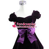 Gothic Lolita Punk Medieval Gown Violet Velvet Ball Long Evening Dress Jacket Tailor-Made[CK1401]