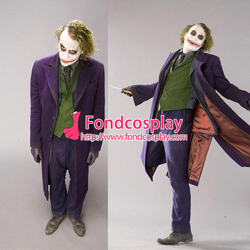 Halloween Batman Arkham Asylum Jacket Dress Game Women Clown Harley Quinn Outfit Cosplay Costume Custom-Made[G943]