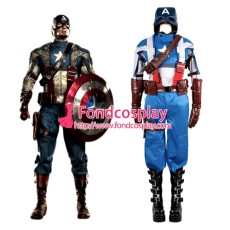 Captain America Steve Rogers Outfit Jacket Coat Cosplay Costume Tailor-Made[G1328]