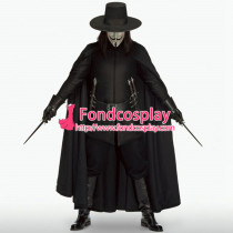 V For Vendetta Ugo Weaving V Cape Clown Cosplay Costume Tailor-Made[CK1446]