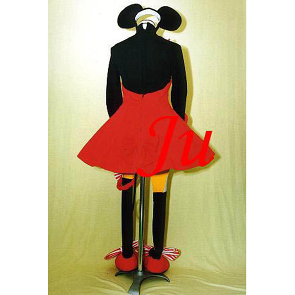 Mickey Mouse Minney Dress Outfit Cosplay Costume Tailor-Made[CK843]