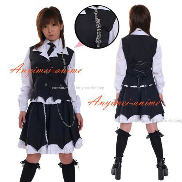 Gothic Lolita Punk Fashion Outfit Dress Cosplay Costume Tailor-Made[CK1039]