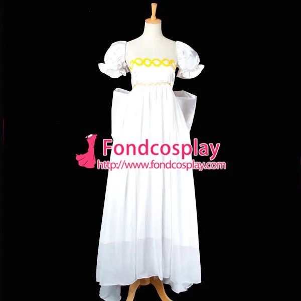 Sailor Moon Tsukino Usagi White Chiffon Dress Cosplay Costume Tailor-Made[G750]