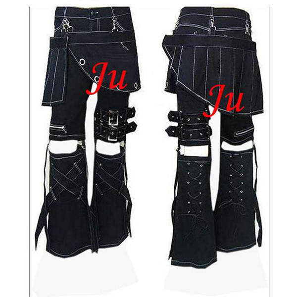 Gothic Tripp Punk Fashion Skirt Pants Trousers Cosplay Costume Custom-Made[CK801]