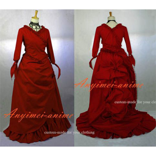 Victorian Rococo Medieval Gown Ball Outfit Gothic Punk Dress Cosplay Costume Tailor-Made[G651]