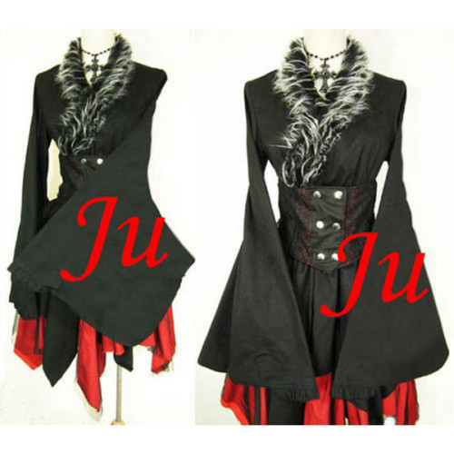 Gothic Lolita Punk Fashion Outfit Dress Cosplay Costume Tailor-Made[CK810]