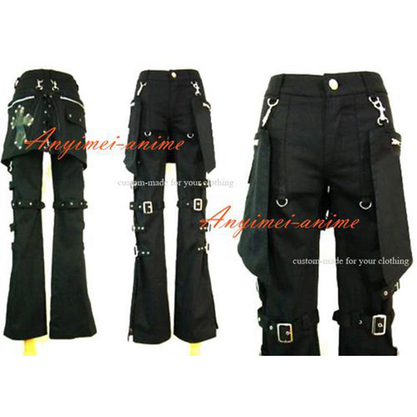 Gothic Lolita Punk Sweet Fashion Black Pants Cosplay Costume Custom-Made[CK1260]
