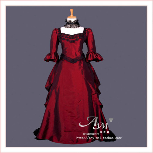 Victorian Rococo Medieval Gown Ball Dress Gothic Punk Cosplay Costume Tailor-Made[G512]