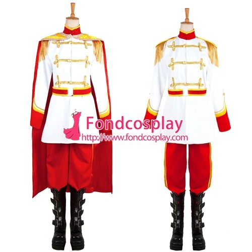 Princess Dress Cinderella The Prince Charming Unifrom Cosplay Costume Tailor-Made[G1335]