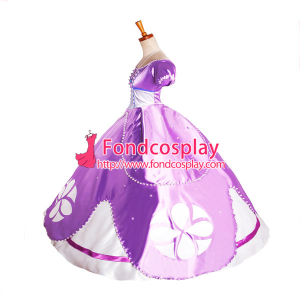 Junior-Sofia The First -Princess Dress Cosplay Costume Final Fantasy Vii- Cloud Strife Cosplay Costume Tailor-Made[G1023]