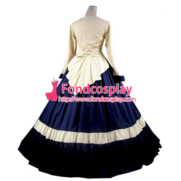 Gothic Lolita Punk Medieval Gown Figure Ball Long Evening Dress Jacket Tailor-Made[CK1367]