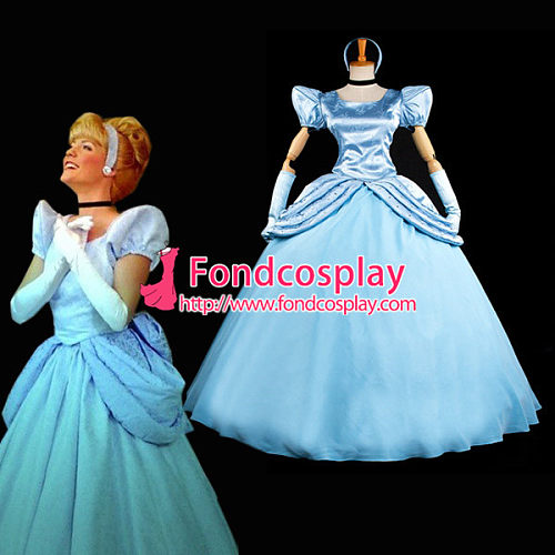 Princess Cinderella Dress Movie Costume Dress Tailor-Made[G1026]