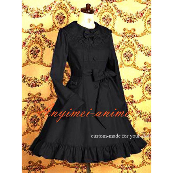 Gothic Lolita Punk Sweet Fashion Black Ballet Dress Cosplay Costume Tailor-Made[CK1290]