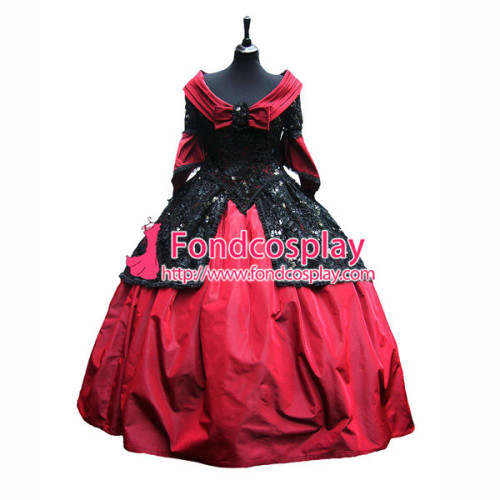 Victorian Rococo Gown Ball Costume Gothic Costume Tailor-Made[G1142]