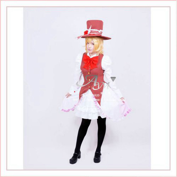 Vocaloid 2 Kagamine Rin Dress Cosplay Costume Tailor-Made[G716]
