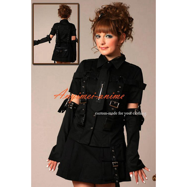 Gothic Lolita Punk Fashion Outfit Dress Cosplay Costume Tailor-Made[CK1010]