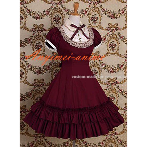 Gothic Lolita Punk Fashion Dress Cosplay Costume Tailor-Made[CK1124]
