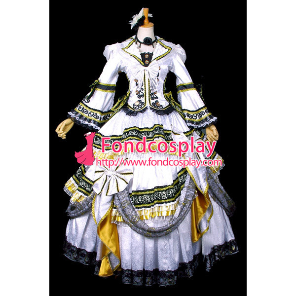 Versailles Hizaki Visual J Rock Outfit Dress Cosplay Costume Custom-Made[G730]
