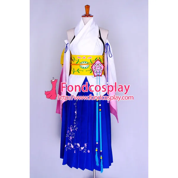 Final Fantasy Ffx 2 Yuna Sommer Dress Cosplay Costume Custom-Made[G727]
