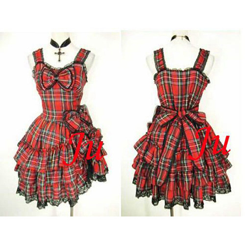 Gothic Lolita Punk Fashion Dress Cosplay Costume Tailor-Made[CK380]