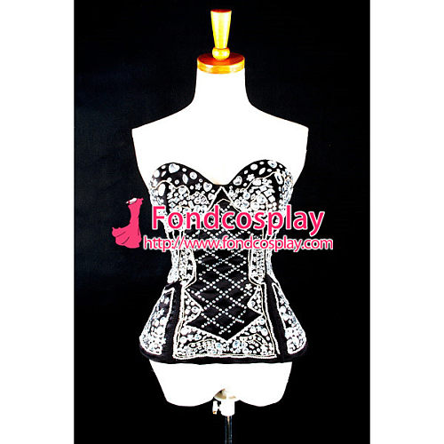 Gothic Lolita Hand Beaded Top Coat Corset Shirt Dress Cosplay Costume Tailor-Made[G984]