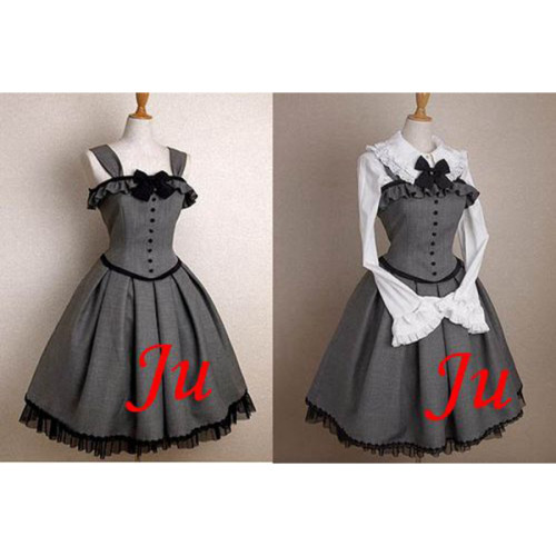 Gothic Lolita Punk Fashion Outfit Dress Cosplay Costume Tailor-Made[CK541]