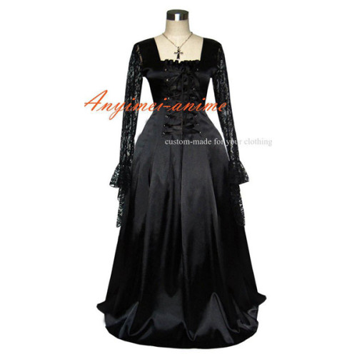 Victorian Rococo Medieval Gown Ball Dress Satin Gothic Punk Cosplay Costume Tailor-Made[G372]