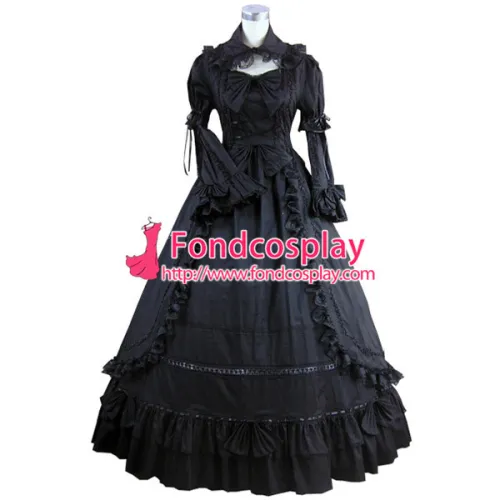 Gothic Lolita Punk Gown Ball Long Dress Evening Dress Tailor-Made[CK1383]