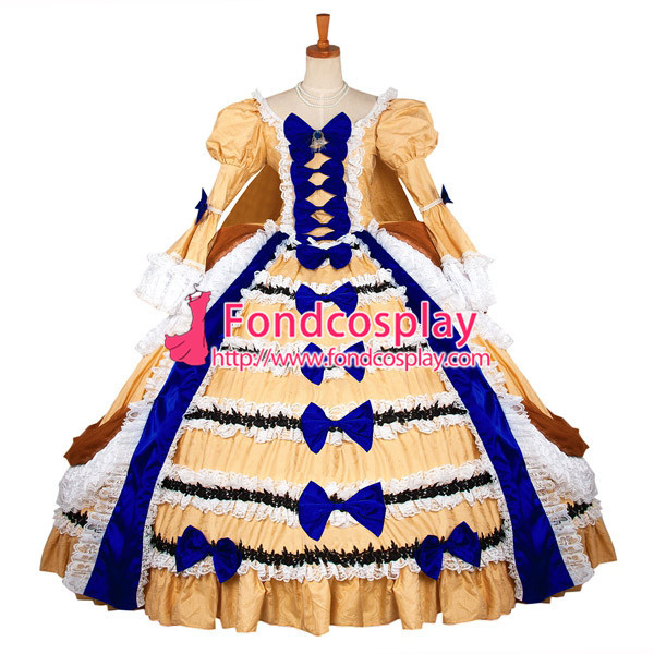 Lady Oscar - Oscar Dress Bourbon Dynasty Gown Ball Costume Cosplay Tailor-Made[G1086]