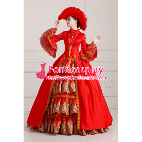 Victorian Rococo Gown Ball Outfit Gothic Punk Costume Tailor-Made[G3697]