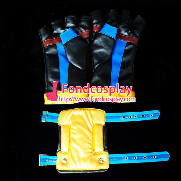 Tekken 5 King Gloves 3D Psp Game Cosplay Costume Custom-Made[G775]