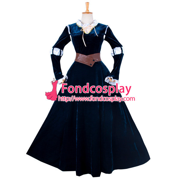 Cartoon Movie Brave Princess Merida Dress Cosplay Costume Custom-Made[G835]