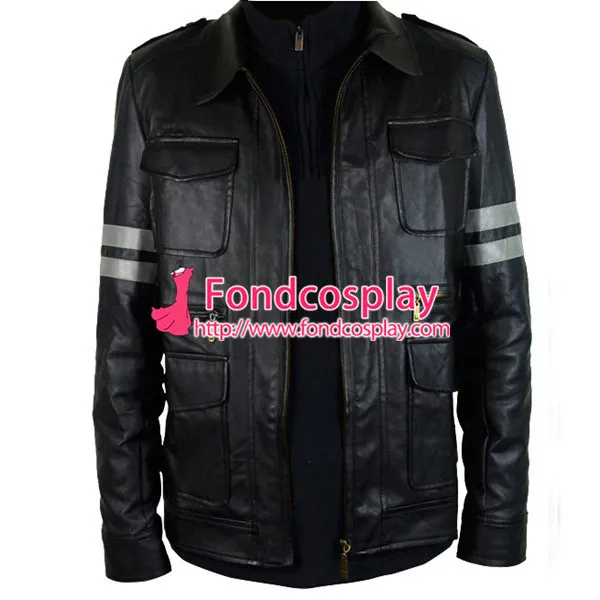 Resident Evil Damnation Leon S Kennedy Jacket Coat Movie Cosplay Costume[CK1447]