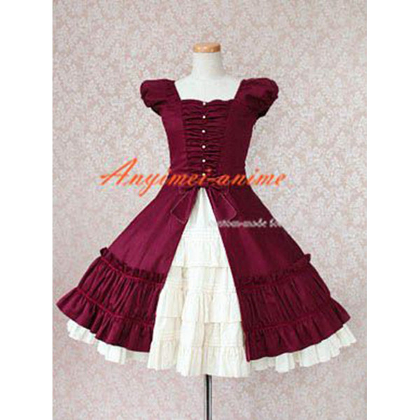 Gothic Lolita Punk Fashion Dress Cosplay Costume Tailor-Made[CK771]