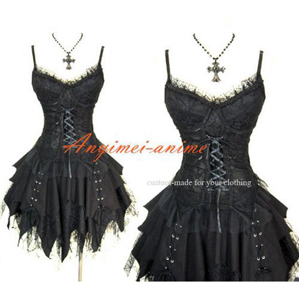 Gothic Lolita Punk Fashion Corset-Skirt Dress Cosplay Costume Tailor-Made[CK1258]