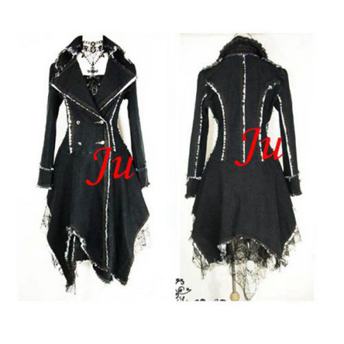 Gothic Lolita Punk Fashion Coat Jacket Dress Cosplay Costume Tailor-Made[CK639]