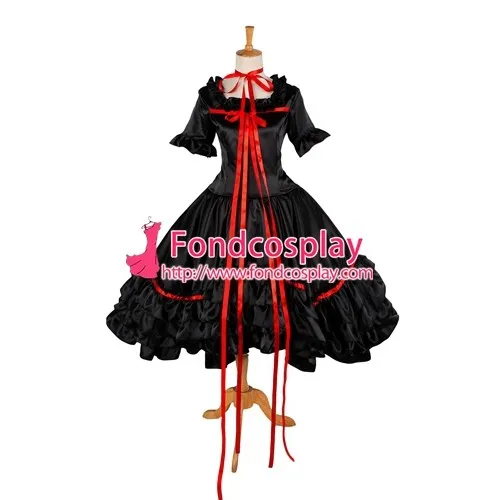 Satin Gothic Chii Dress Cosplay Costume Tailor-Made[G1629]