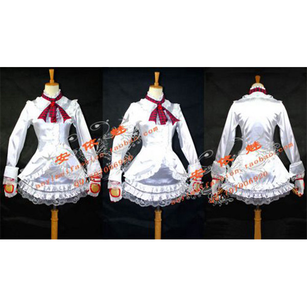 Tekken 6 Lili Satin Dress Game Cosplay Costume Tailor-Madee[G688]