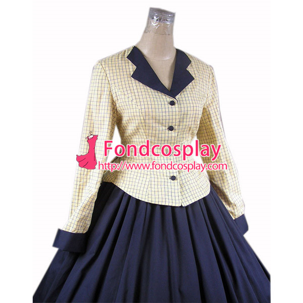 Gothic Lolita Punk Medieval Gown Figure Ball Long Evening Dress Jacket Tailor-Made[CK1368]