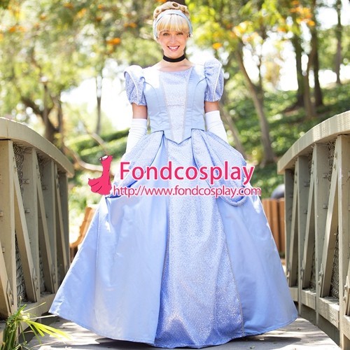 Park-Princess Cinderella Dress Movie Costume Dress Tailor-Made[G1418]