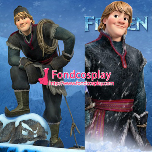 Kristoff Outfit  Movie Costume Cosplay Tailor-Made[G1296]