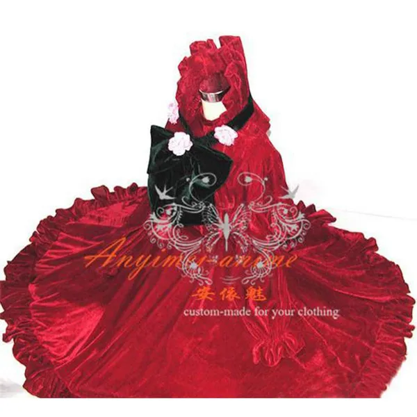 Rozen Maiden Shinku Outfit Dress Cosplay Costume Tailor-Made[CK768]