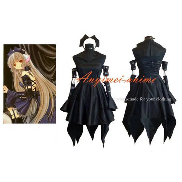 Chobits-Freya Chobits Dark Chii Dress Cosplay Costume Tailor-Made[G120]