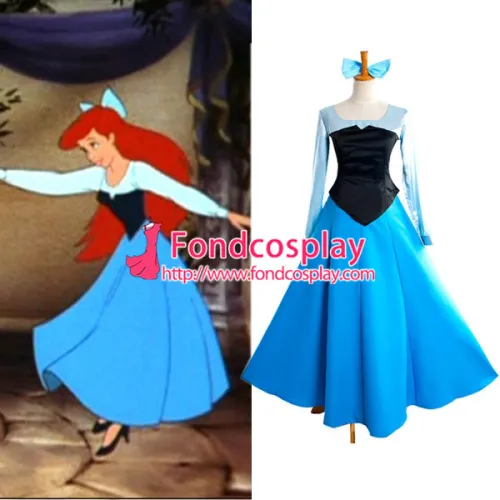 Princess Ariel Dress Movie Costume Cosplay Tailor-Made[G1007]