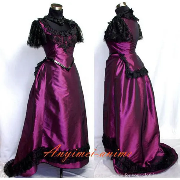 Victorian Rococo Medieval Gown Ball Dress Gothic Punk Cosplay Costume Tailor-Made[G527]